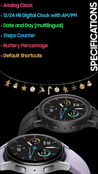 IA105 Hybrid Watchface screenshot 3