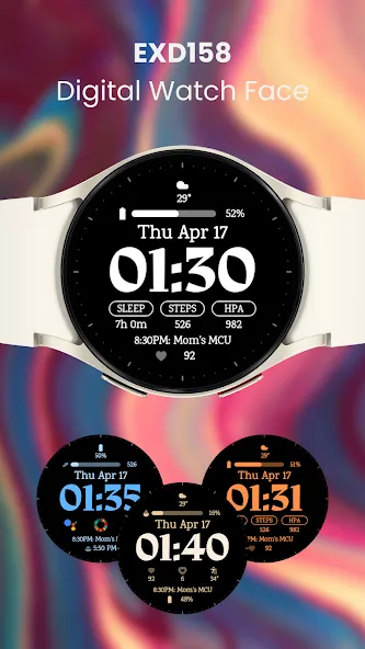 EXD158: Digital Watch Face screenshot 4
