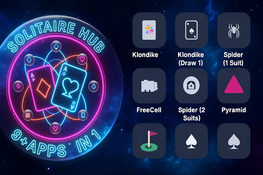 Solitaire Hub Offline Edition screenshot 1