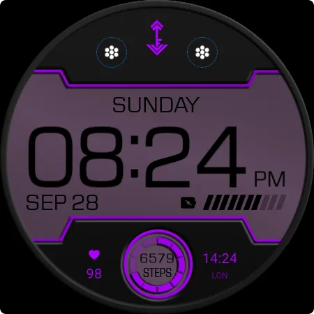 Key WF96 Digital Watch Face screenshot 31
