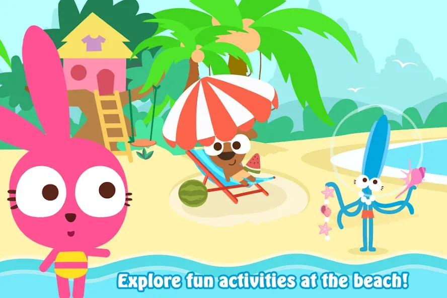 Purple Pink Summer Beach screenshot 4