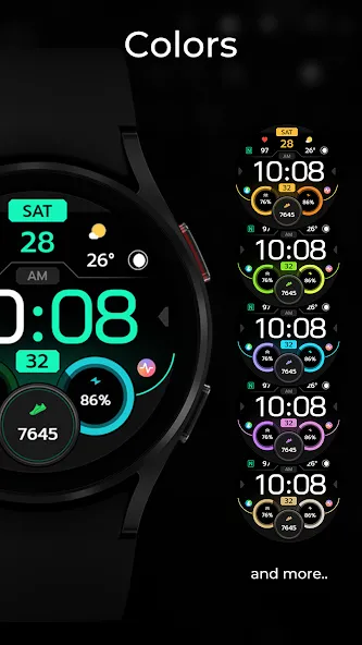 TVV Workout 8 Watch Face screenshot 2