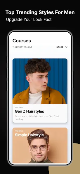Mens Hairstyles And Haircuts screenshot 1