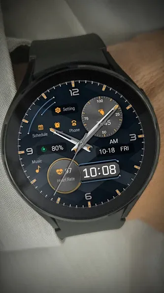 Simple Blue ZKin Watch screenshot 4