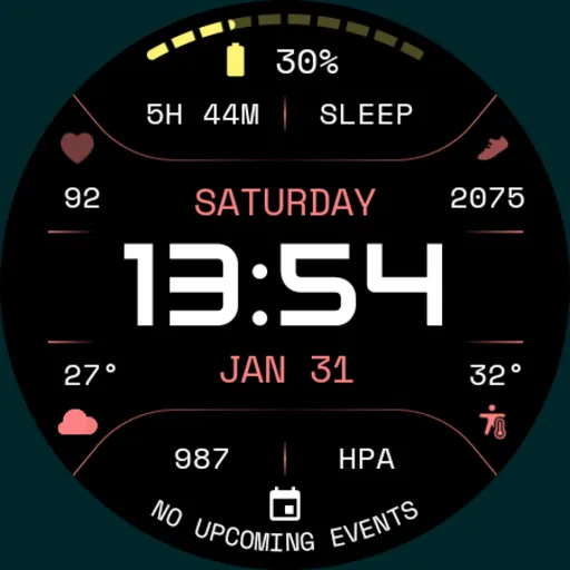 EXD195: Digital Watch Face screenshot 26