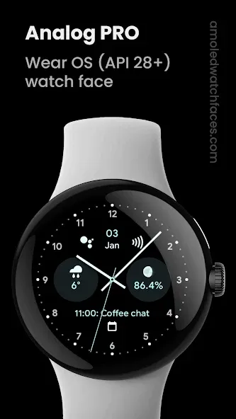 Analog PRO: Watch face screenshot 1