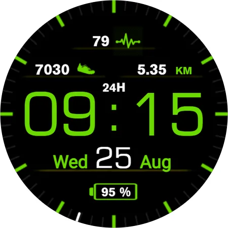 Casual Watchface AKM Wear OS screenshot 15