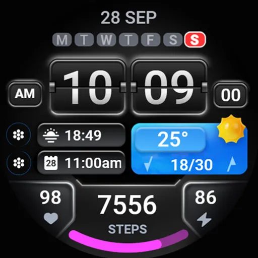 OMG 38 - Digital Watch Face screenshot 19