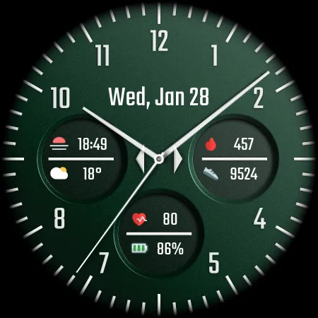 DADAM118: Analog Watch Face screenshot 24