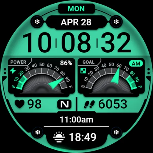 OMG 355 Digital Watch Face screenshot 25