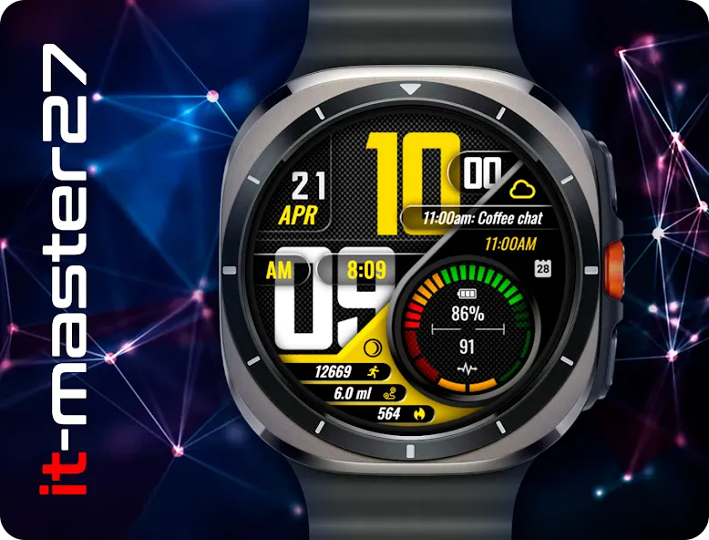 it-M013: Digital Watch Face screenshot 4