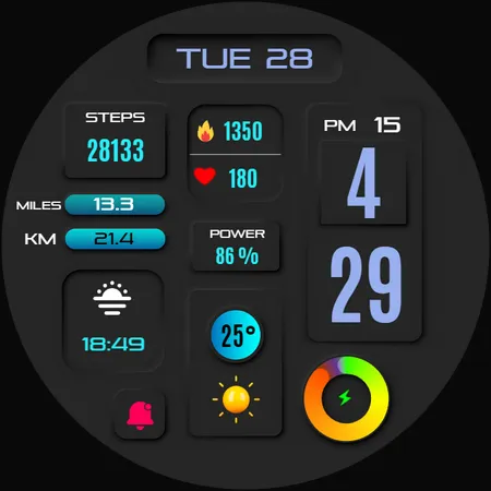 Vega Digital Watch Face screenshot 39