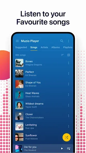 Muzio I Music Player & MP3 App screenshot 3