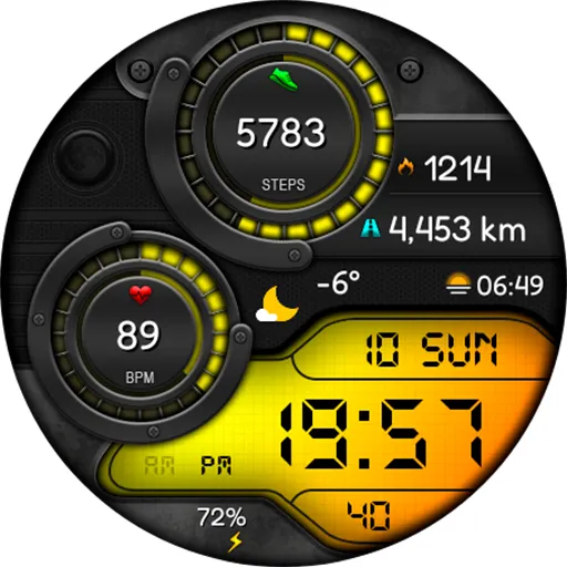 Digital Artumi Watch face screenshot 21
