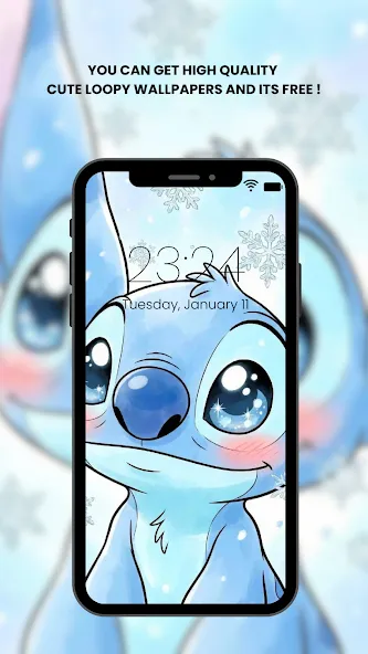 Cute Blue Koala Wallpaper HD screenshot 4