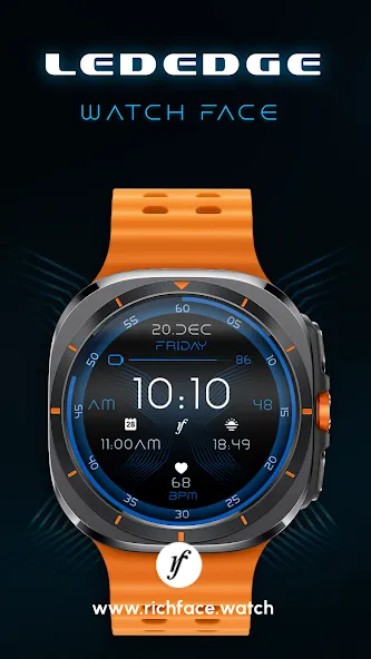 LedEdge Watch Face screenshot 1