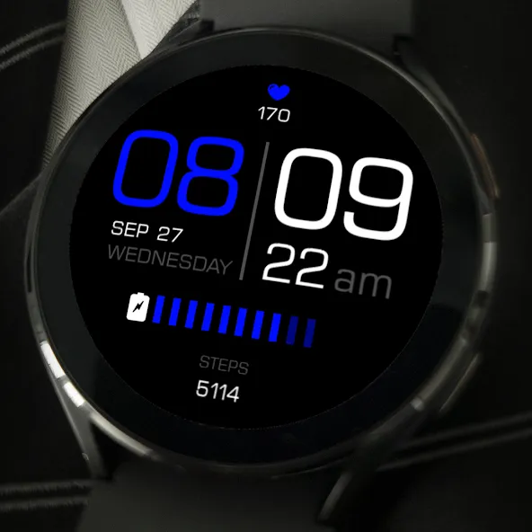 Key075 Modern Watch Face screenshot 5
