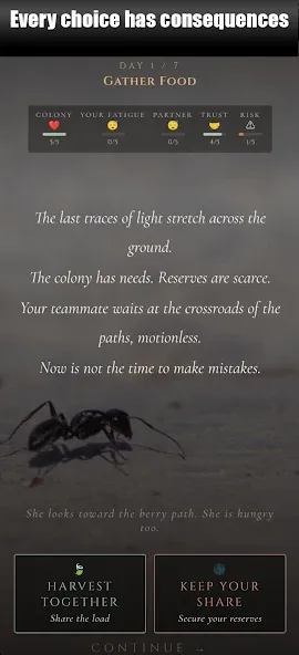 ANTagony - Ant Narrative Game screenshot 2