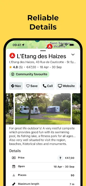 Camper, van & rv sites: Campy screenshot 3
