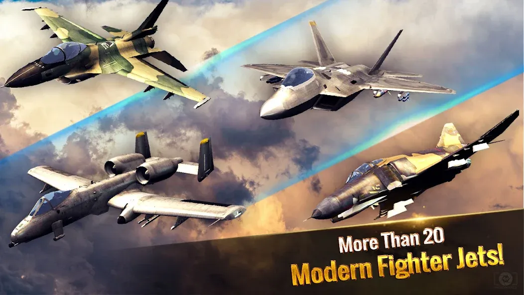 avião de combate ace: moderno screenshot 3