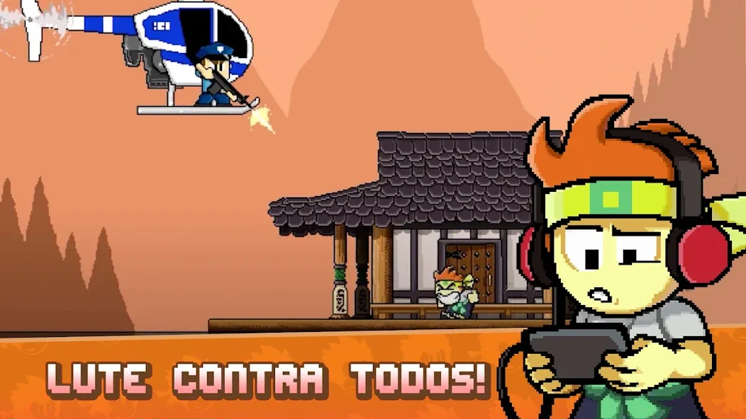 Dan the Man: Action Platformer screenshot 1
