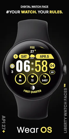 MOON KNIGHT Digital Watch Face screenshot 3