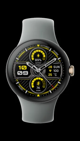 Phantom - Hybrid v4 watch face screenshot 3