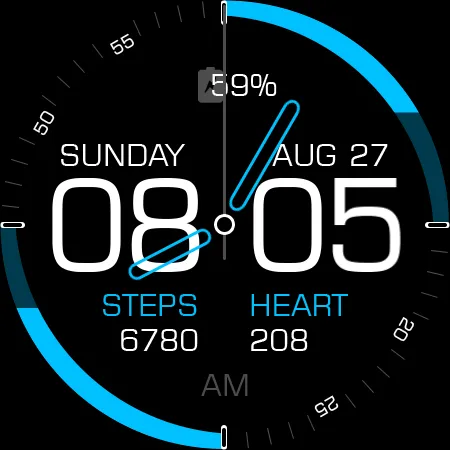 Key086 Hybrid Watch Face screenshot 25