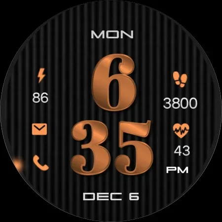 Digital Basic 3b Wear OS 4+ screenshot 18