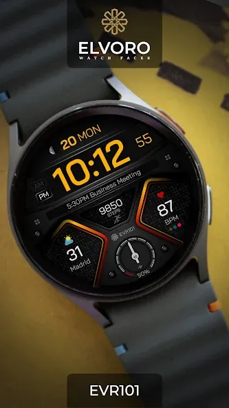 EVR101 Digital Watch Face screenshot 5