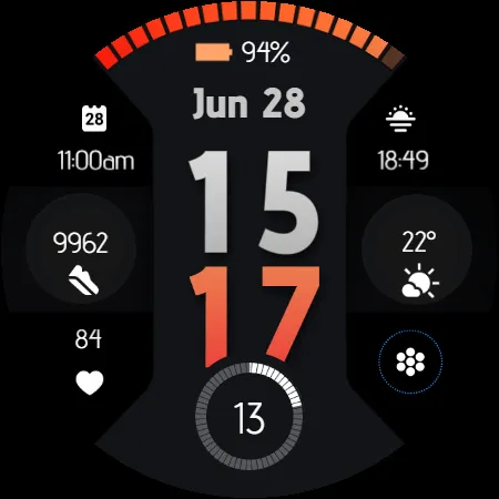 Digital Watchface D9 screenshot 28