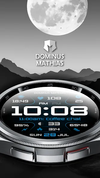 DM093 Futuristic Data Watch screenshot 3