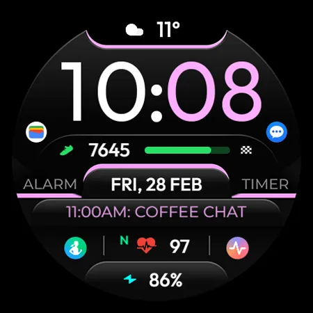 TVV Sport 6 Digital Watch Face screenshot 12