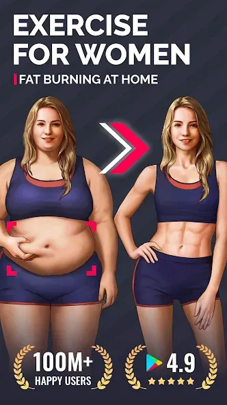 Lose Weight App for Women screenshot 1