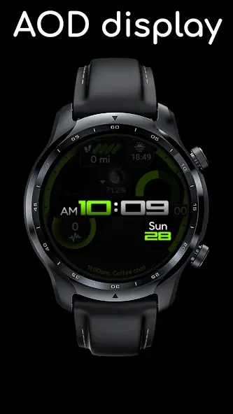 Digital Watch Face CUE110 screenshot 4