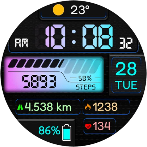 STENADO Sport URX64 Watch face screenshot 22