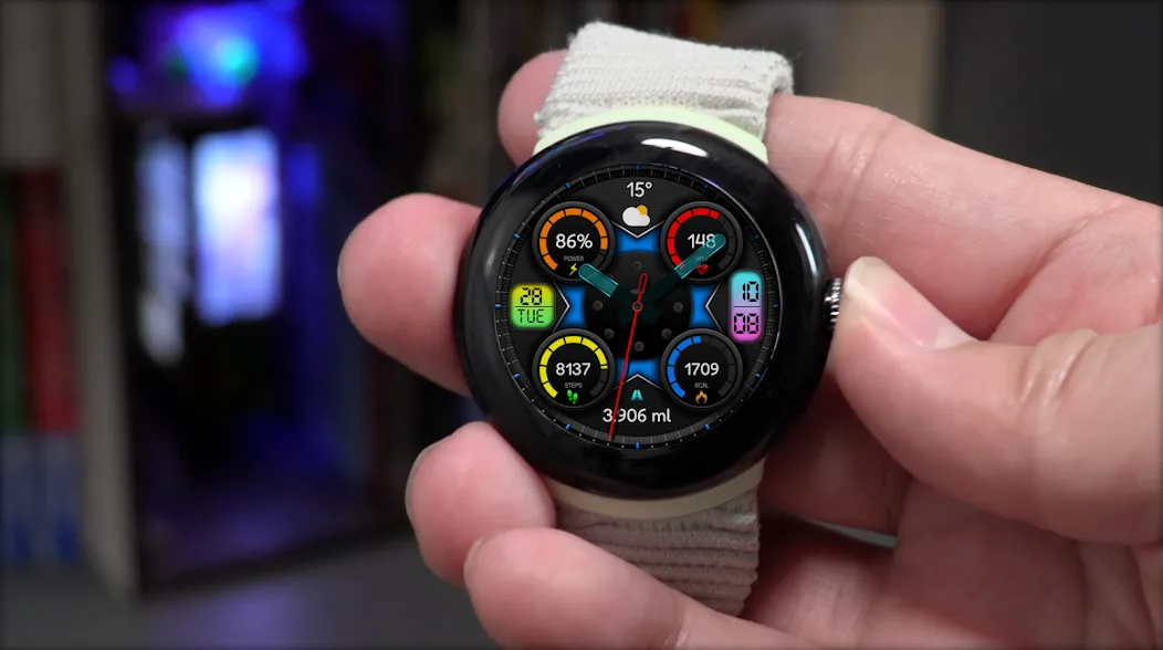 Hybrid TANKAN URX24 Watch face screenshot 4