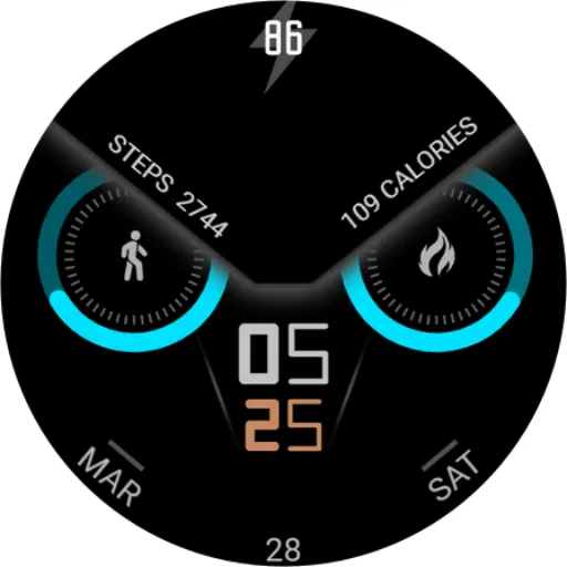 Watch Face Wear OS Minimal screenshot 24