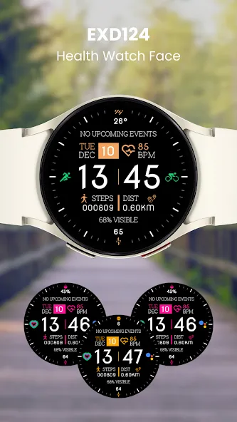 EXD124: Health Watch Face screenshot 5
