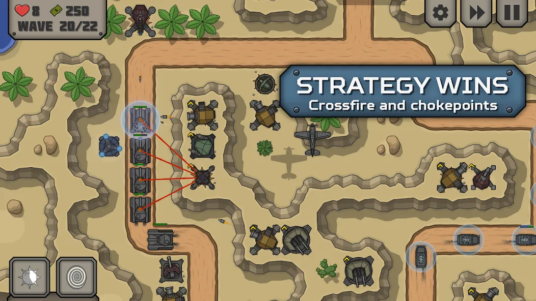 Tactical War 2: Tower Defense screenshot 3