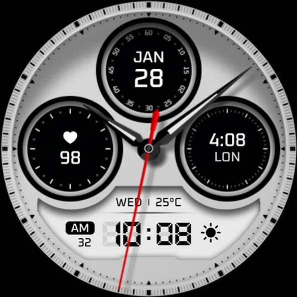 Watch face 10h08.com #117 screenshot 26