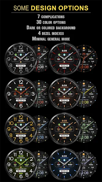 WFP 222 Practical watch face screenshot 2
