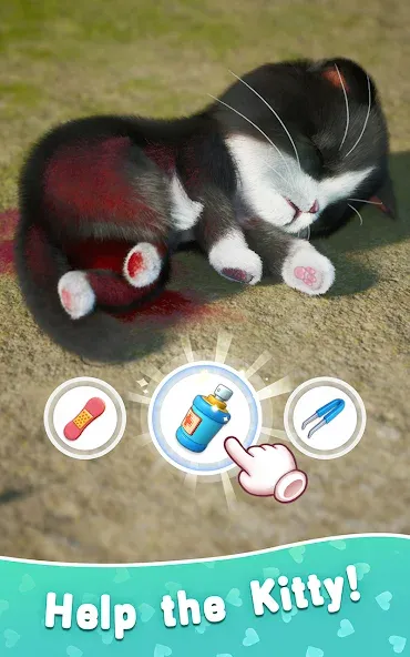Kitten Match 3D screenshot 1