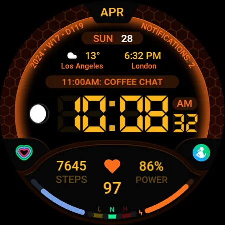 TVV Digital 3 Watch Face screenshot 13