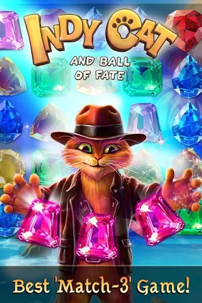 Indy Cat Match 3 screenshot 1