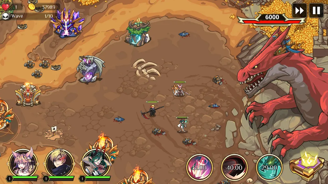 Kingdom War: 타워 디펜스 TD screenshot 3