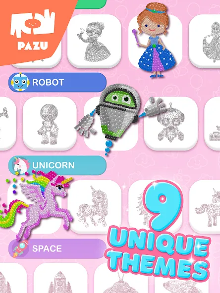 Pixel coloring games for kids screenshot 10