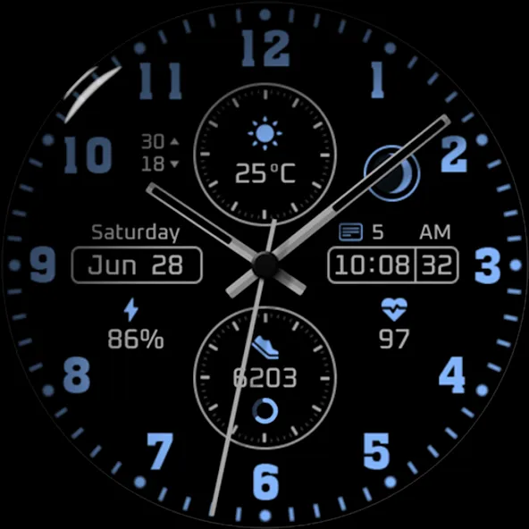 Watch face CNW-34 screenshot 7
