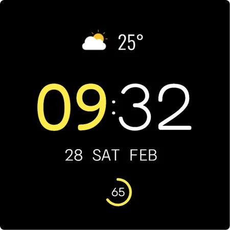 Minimal Watch Face screenshot 25