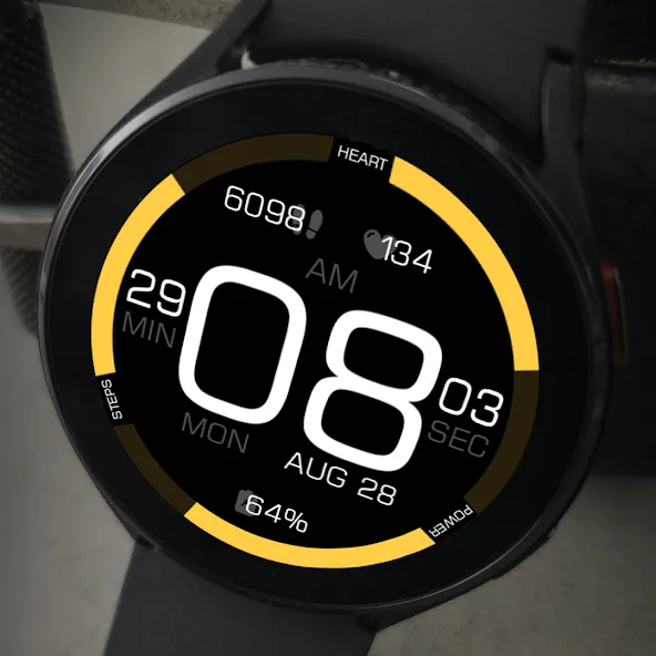 Key089 Digital Watch Face screenshot 8
